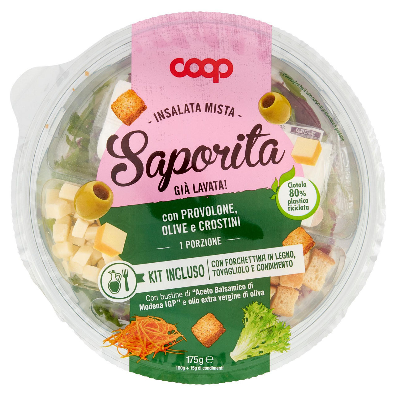 Insalata mista saporita 175 gr - Immagine 01