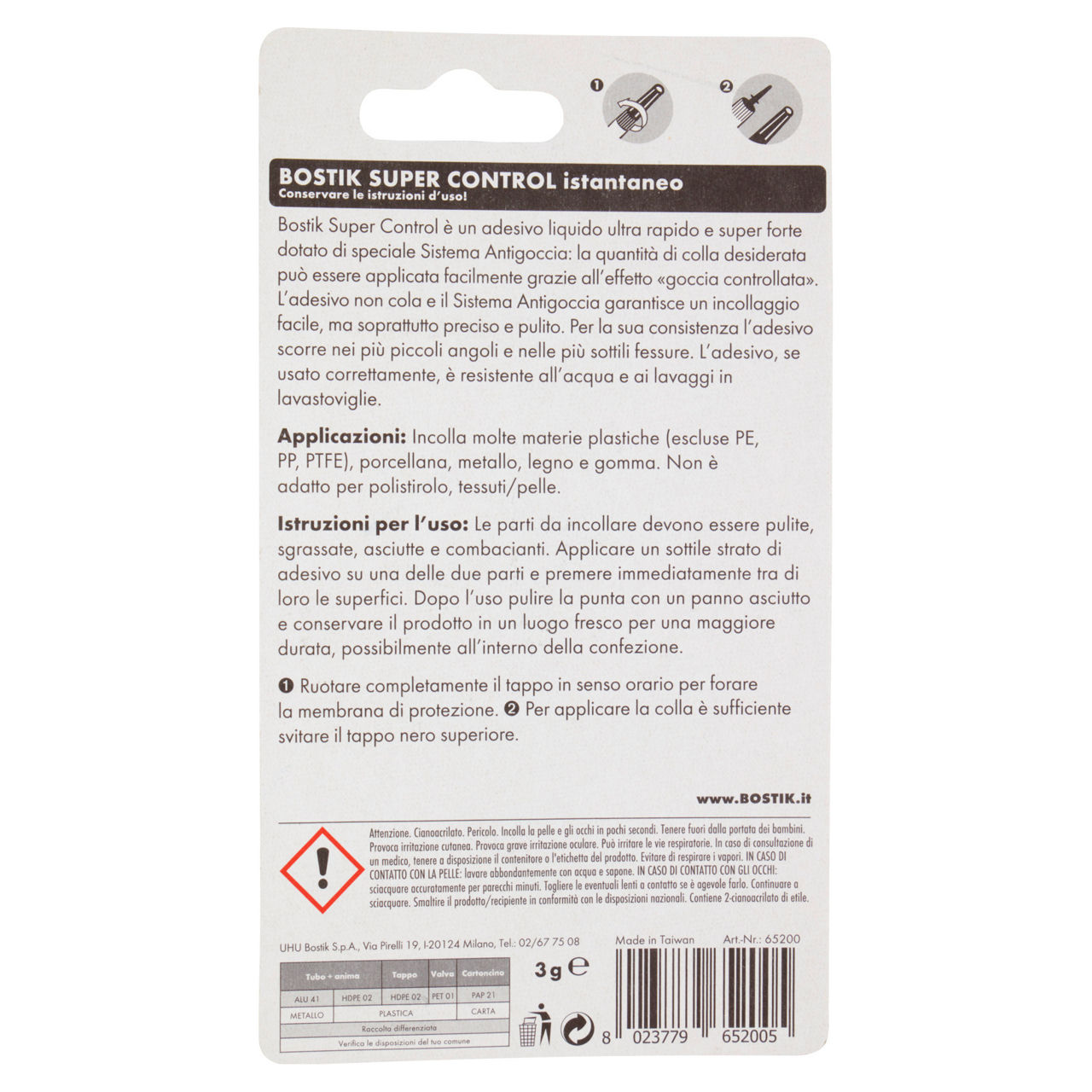 Bostik super control 3g - Immagine 41