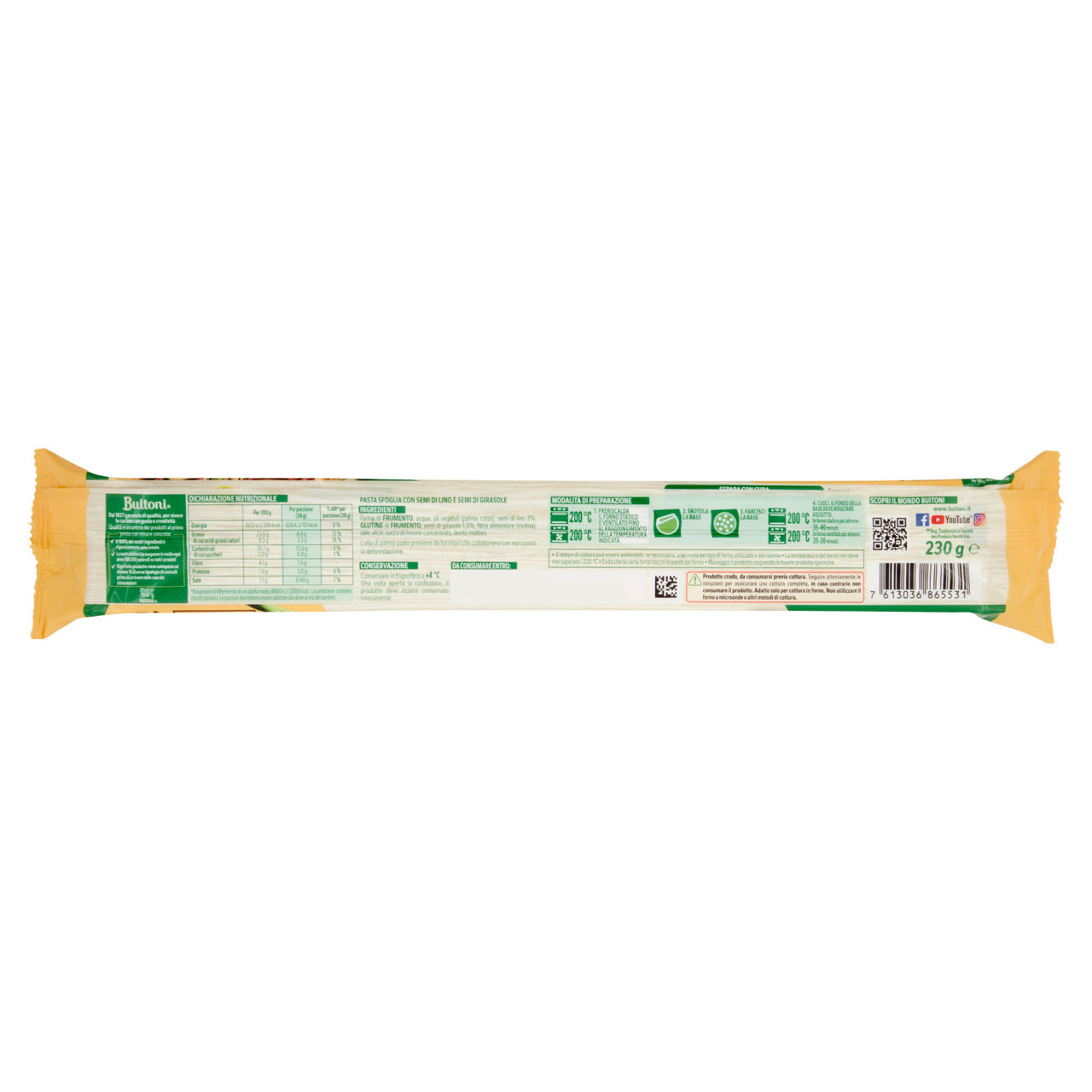 Pasta sfoglia fresca bontà di semi 230 gr - Immagine 51