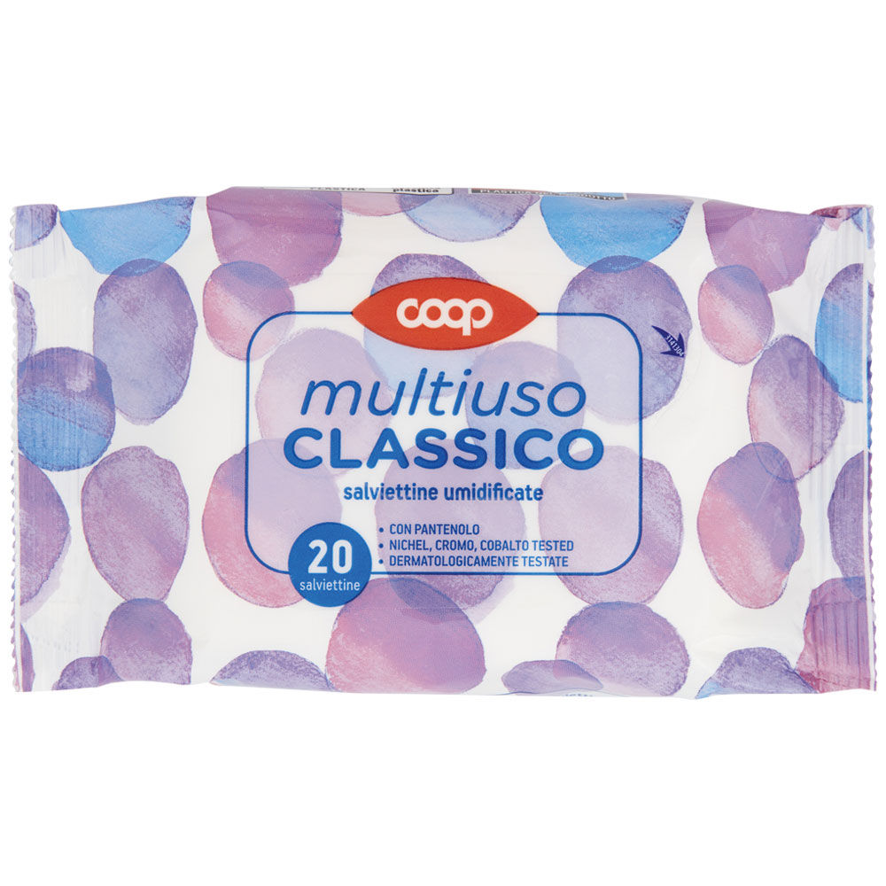 Salviette da viaggio multiuso classiche 20 pz