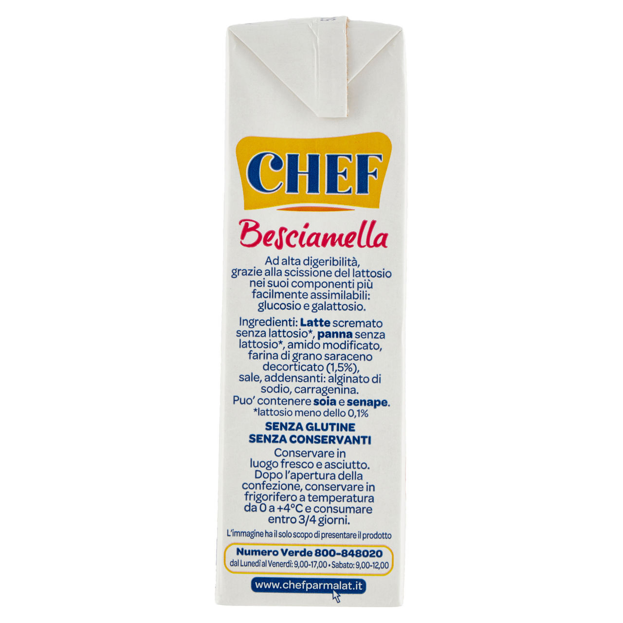 Besciamella senza lattosio 500 ml - Immagine 11