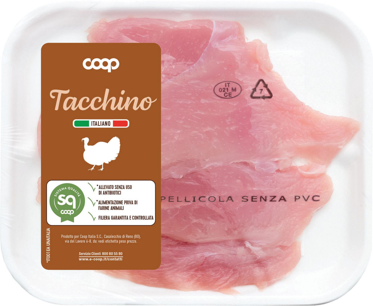 Fesa di tacchino a fette