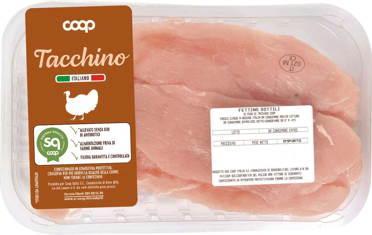 Fettine di fesa di tacchino