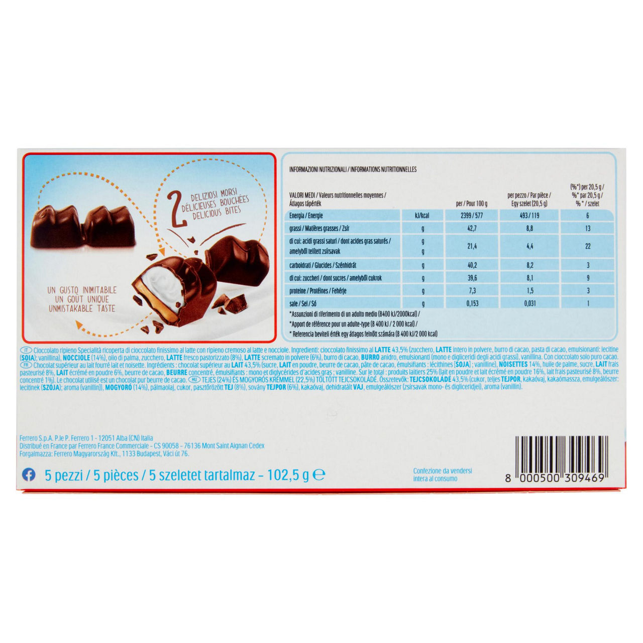 Kinder Choco Fresh 5 pz  - Immagine 51