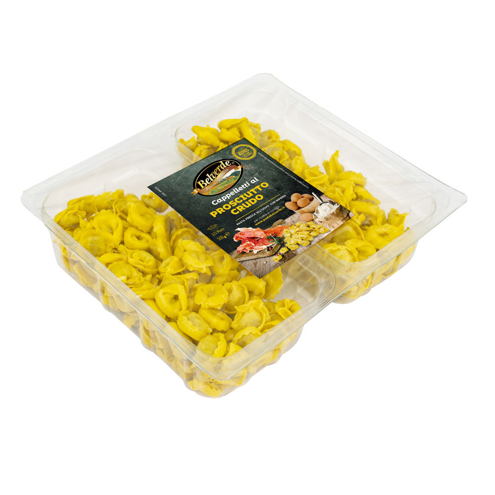 Cappelletti al prosciutto crudo 2 porzioni 500 gr - Immagine 01