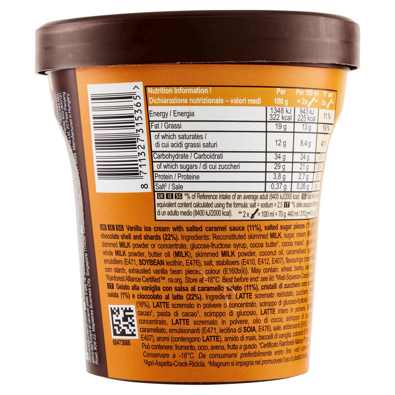 MAGNUM PINTA DOPPIO CARAMELLO SALATO ALGIDA BARATTOLO G 310 - Immagine 31
