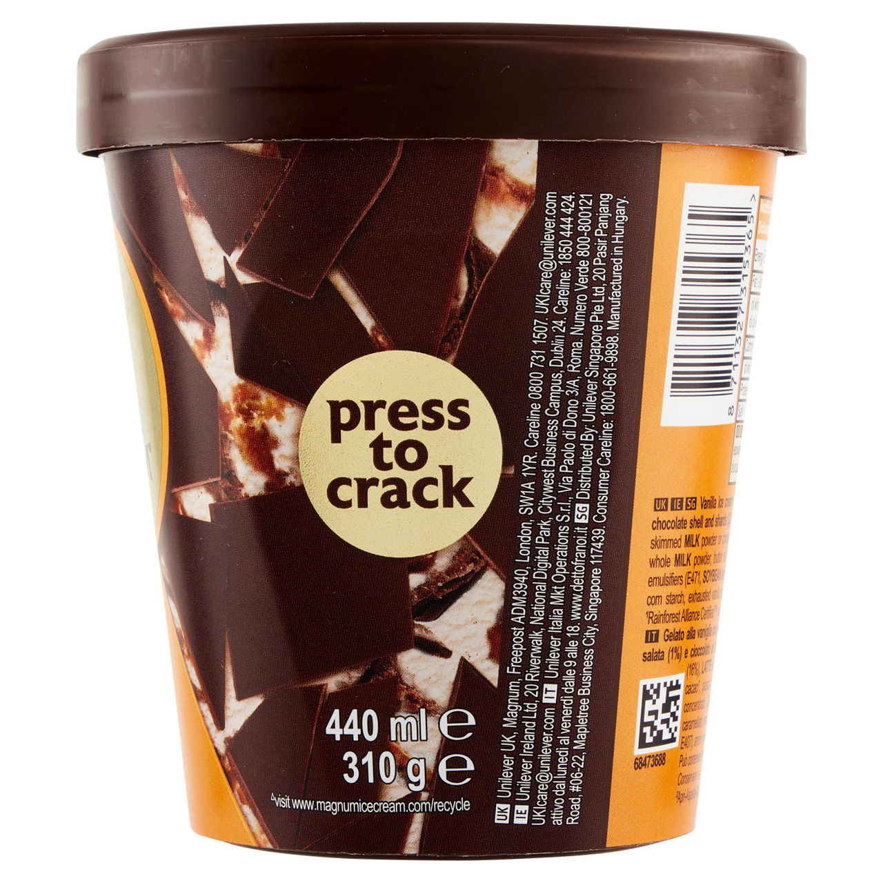 MAGNUM PINTA DOPPIO CARAMELLO SALATO ALGIDA BARATTOLO G 310 - Immagine 21