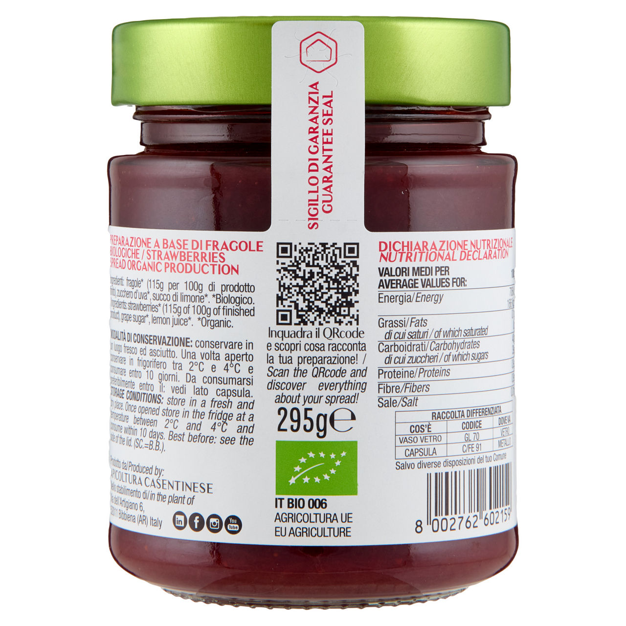 SoloFrutta fragole bio 295 gr - Immagine 41