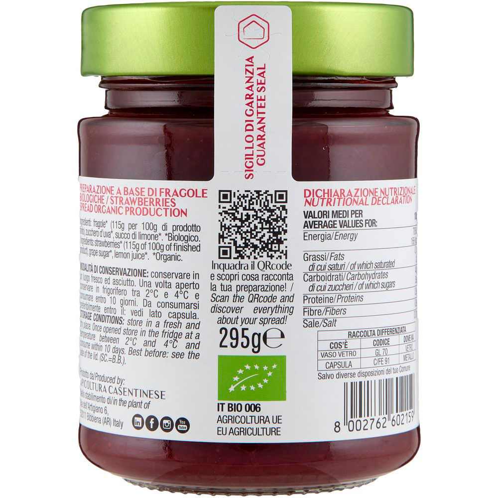 Immagine 8 di 11 del prodotto SoloFrutta fragole bio 295 gr