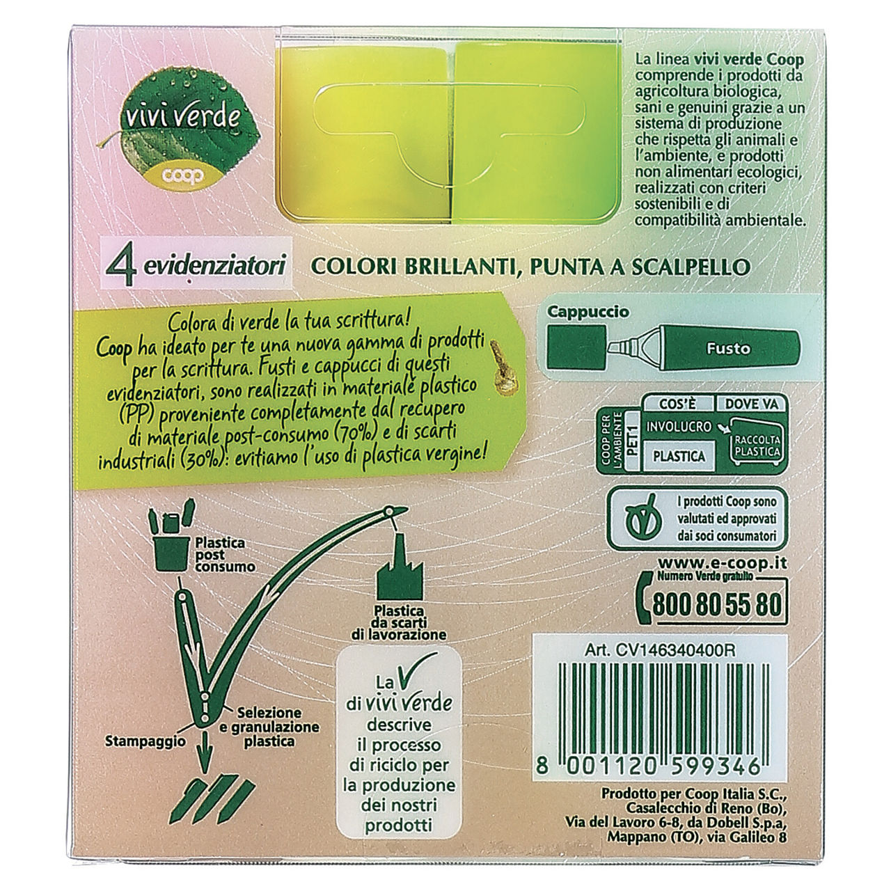 Evidenziatori colori assortiti 4 pz - Immagine 21