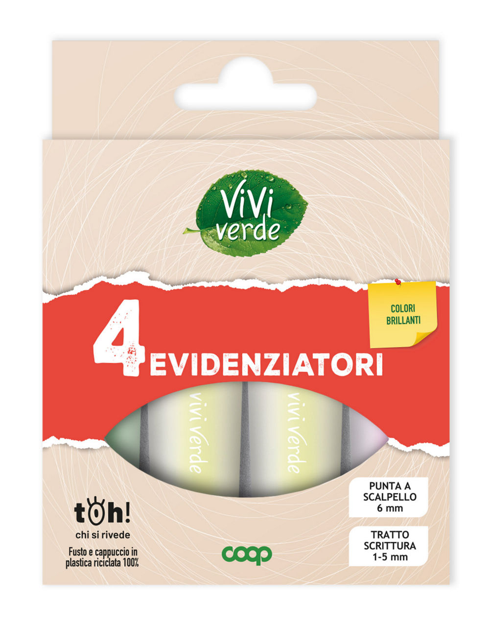 Evidenziatori colori assortiti 4 pz - Immagine 11