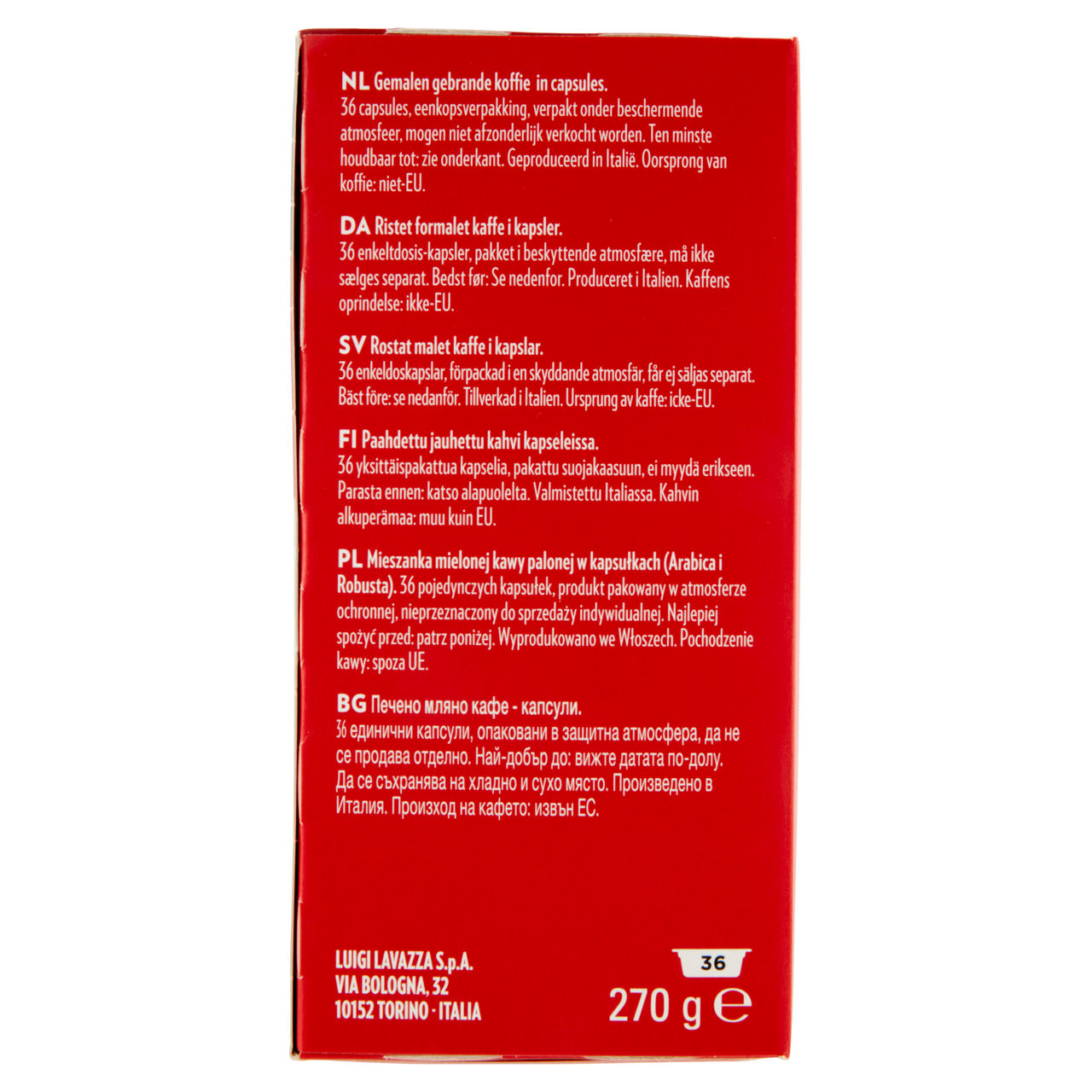 Caffè in capsule qualità rossa 36 pz - Immagine 31