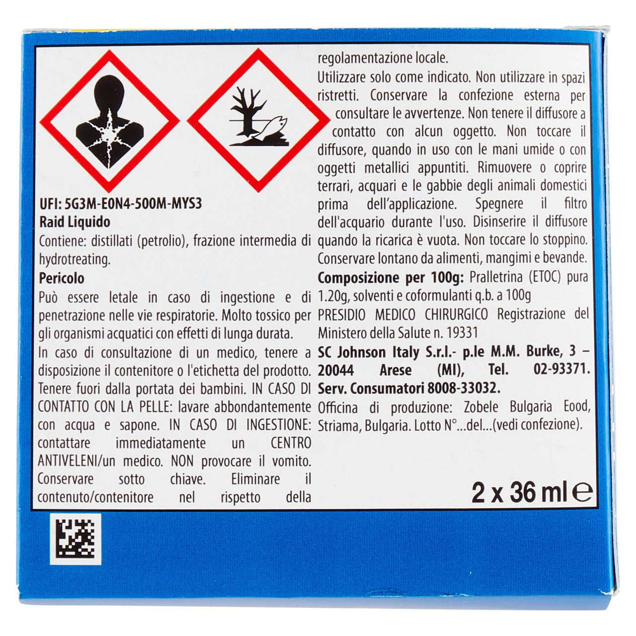 Insetticida elettrico raid ricarica liquida 120notti 2x ml 36 - Immagine 31