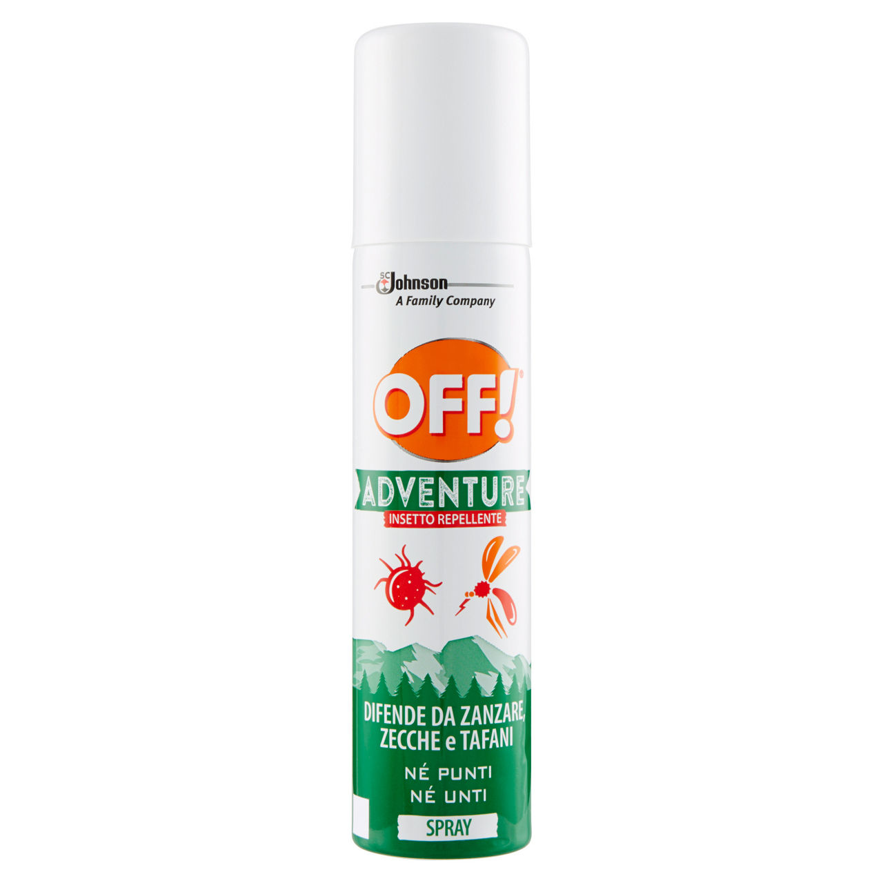 Repulsivo Adventure spray contro zanzare zecche e tafani 100 ml