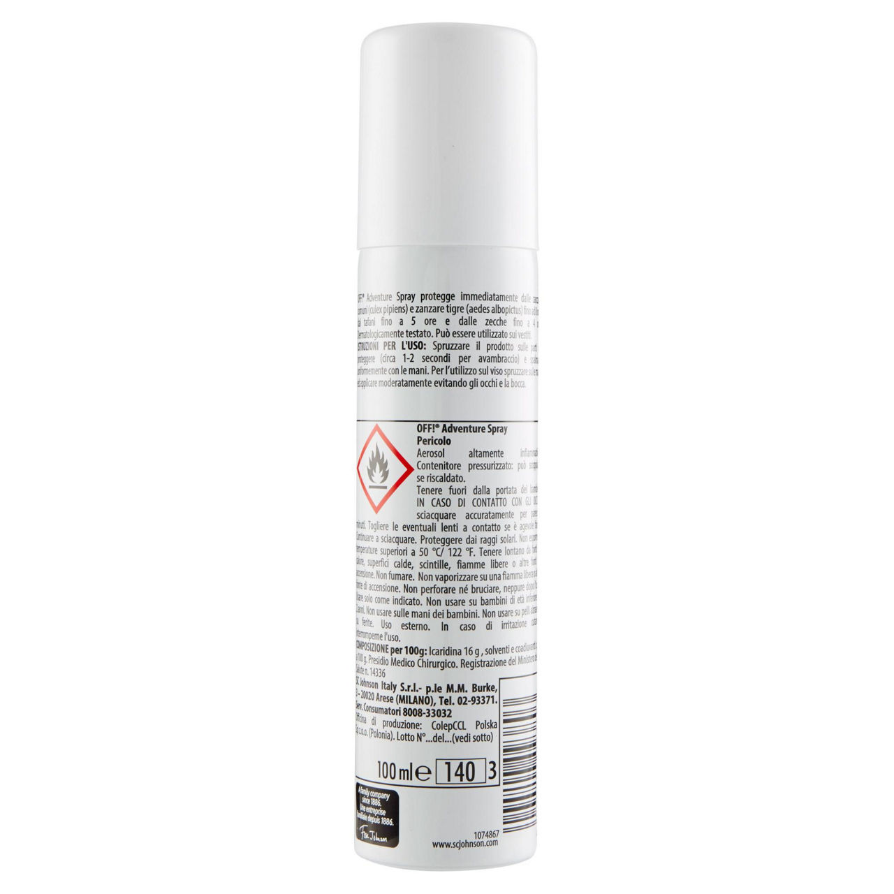 Repulsivo Adventure spray contro zanzare zecche e tafani 100 ml - Immagine 21