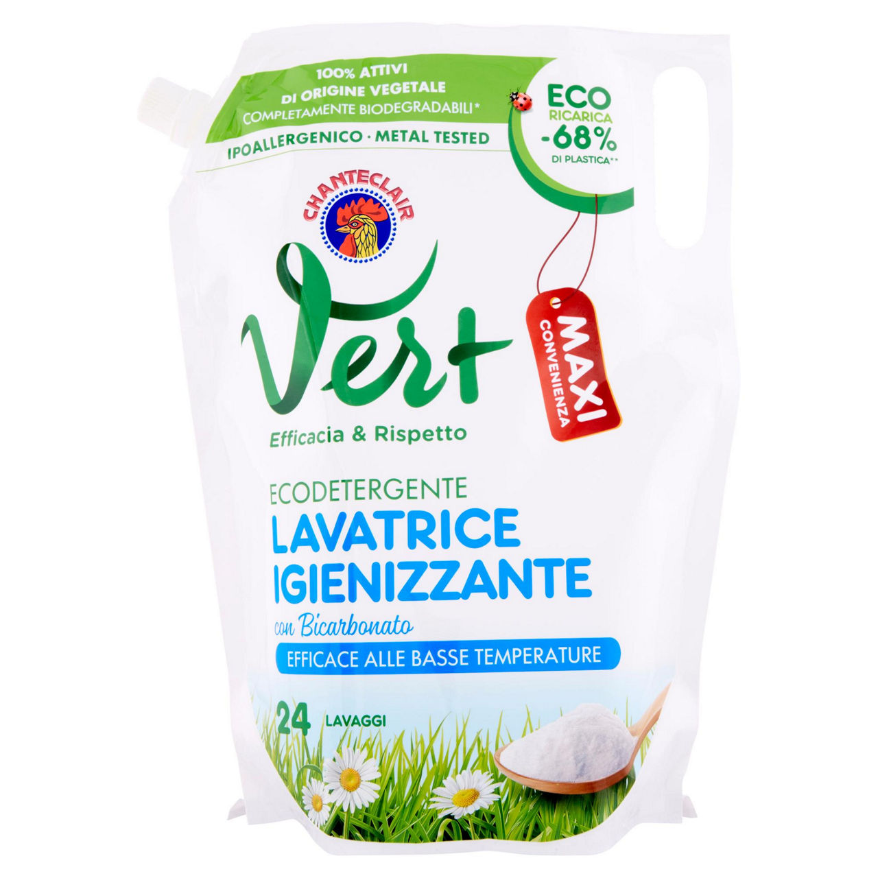 Ricarica detersivo lavatrice igienizzante 24 lavaggi - Immagine 01