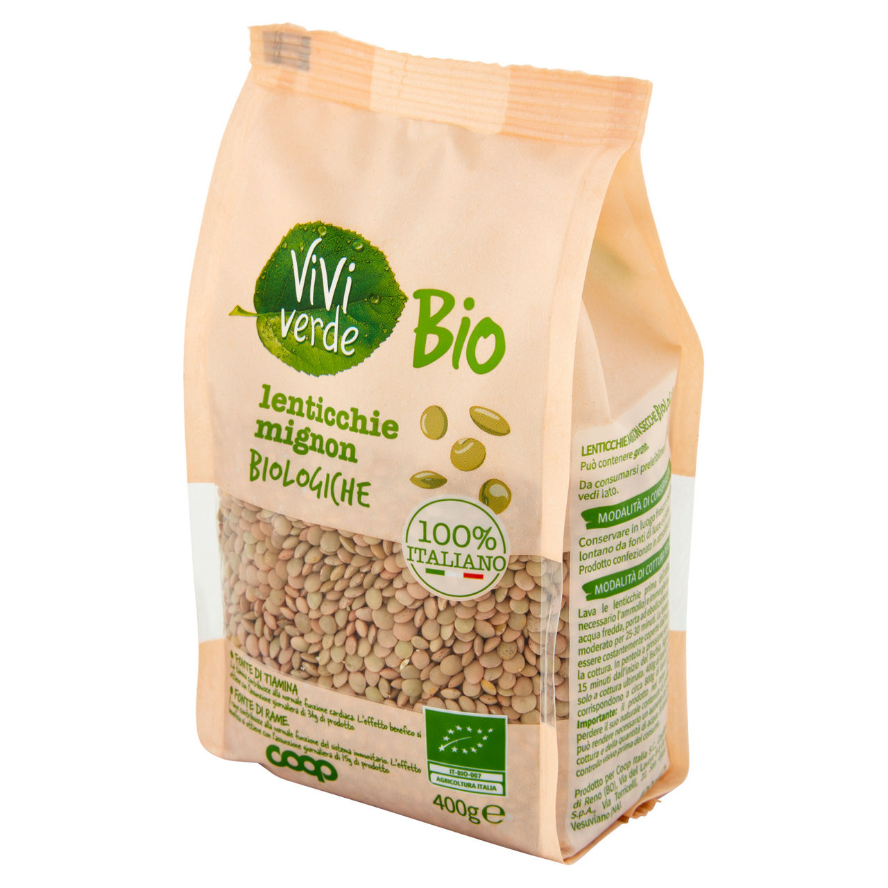 Lenticchie mignon bio 400 gr - Immagine 41