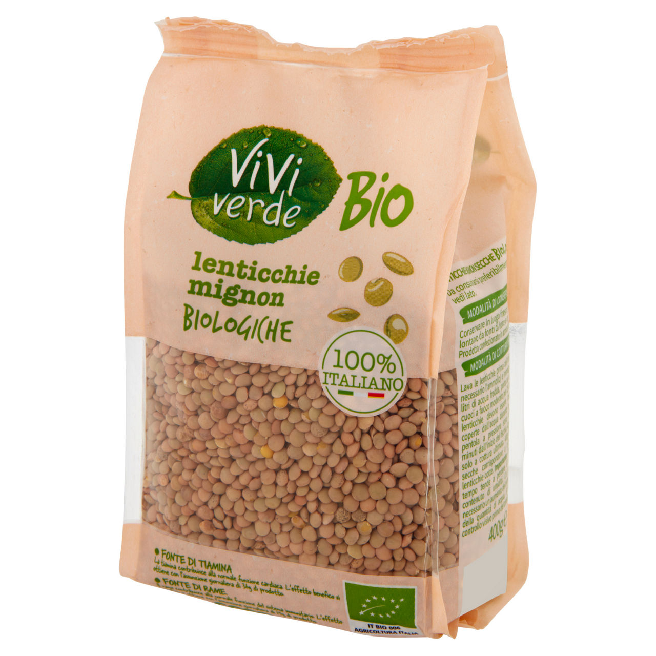 Lenticchie mignon bio 400 gr - Immagine 51