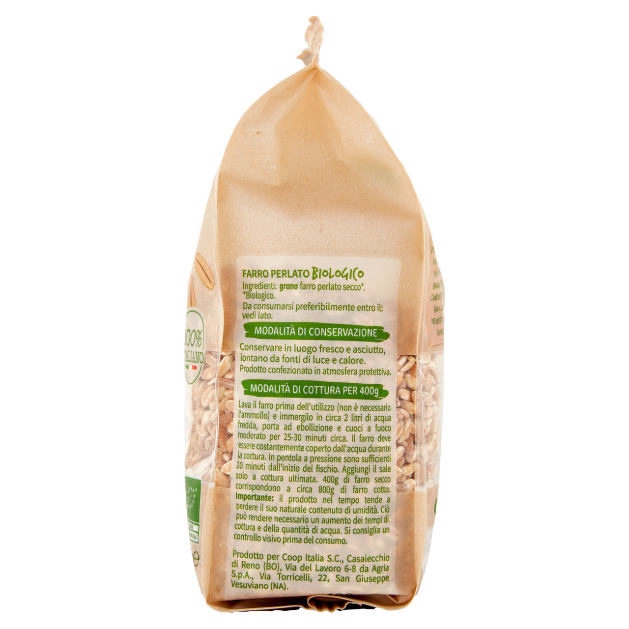 Farro perlato bio 400 gr - Immagine 21