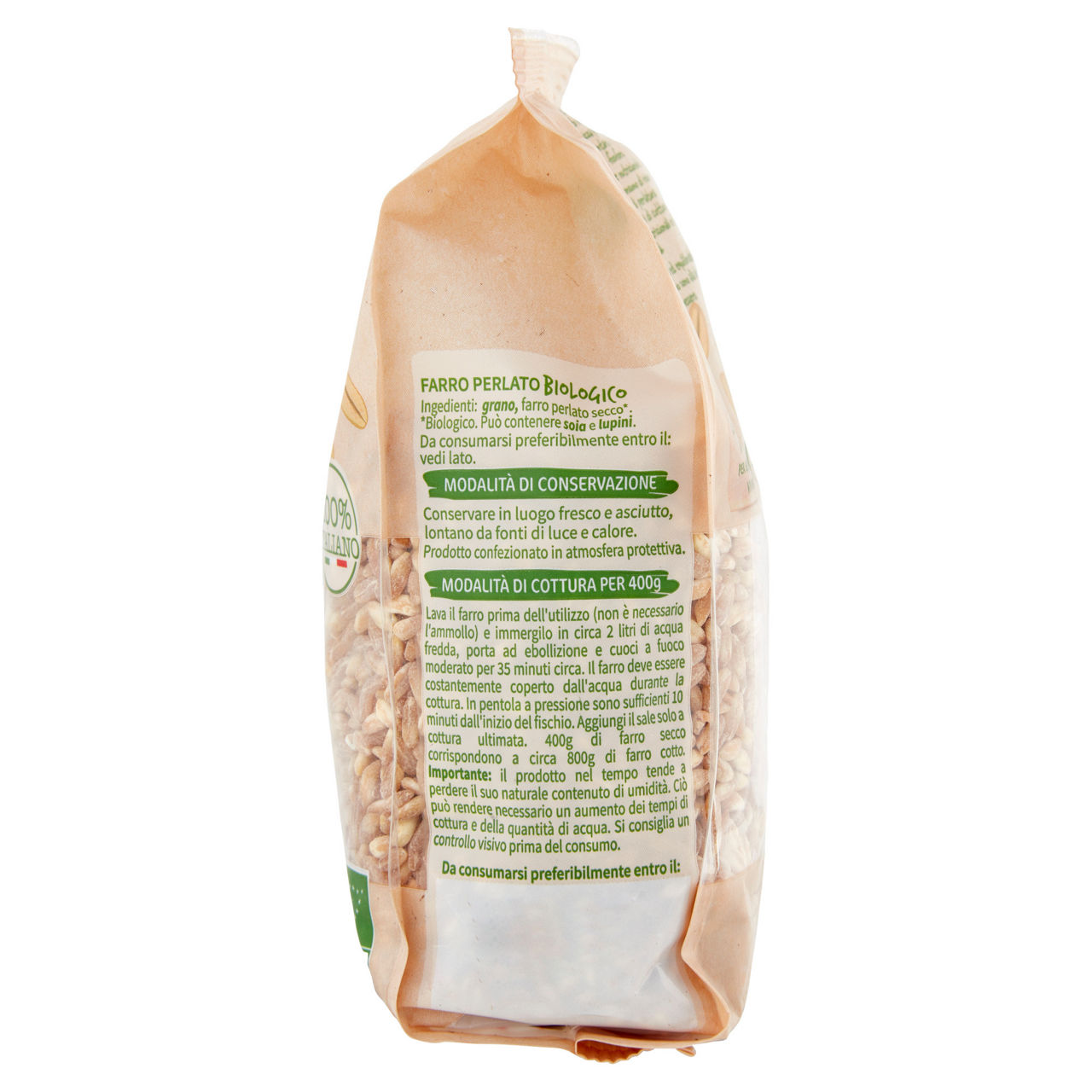 Farro perlato bio 400 gr - Immagine 111