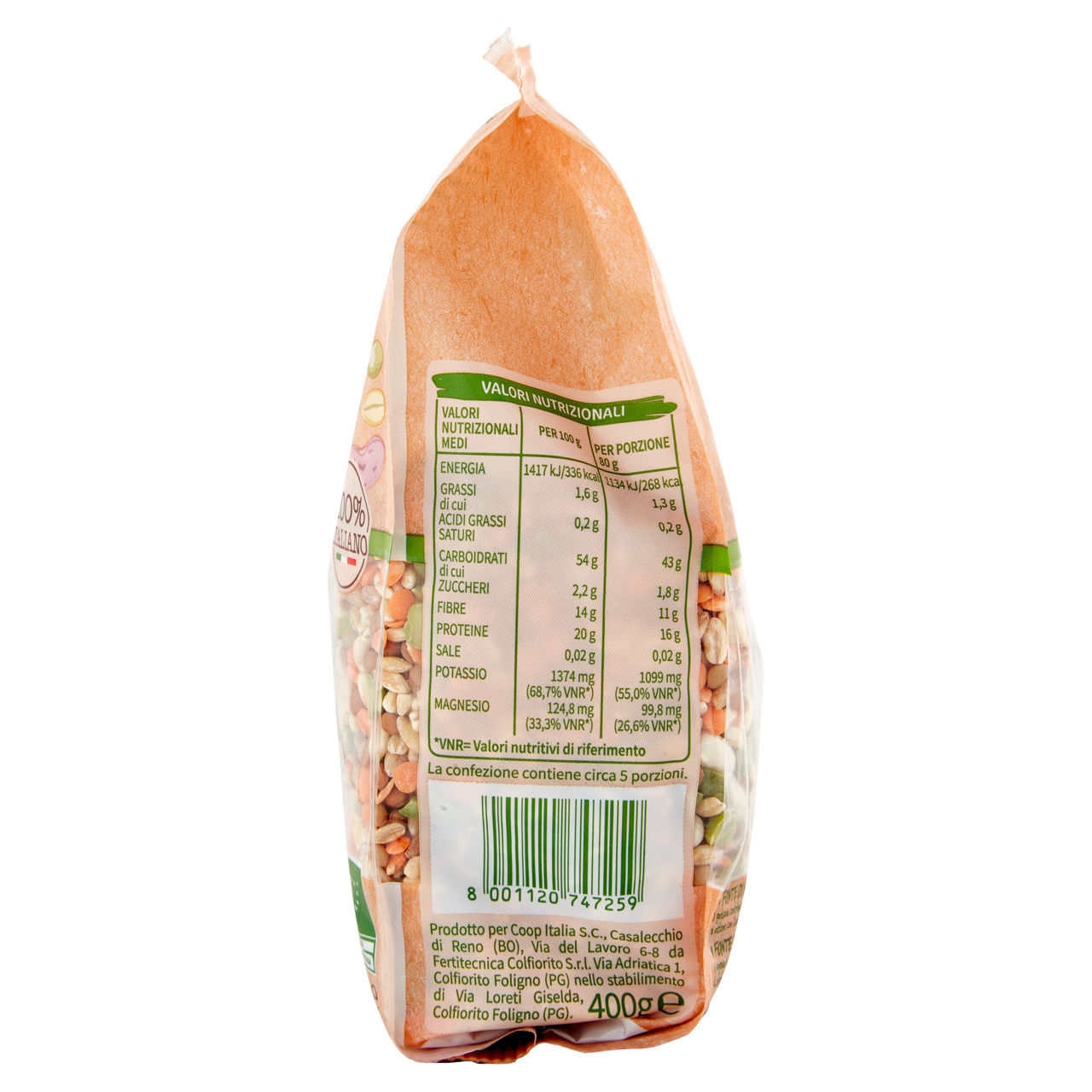 Zuppa legumi e cereali bio 400 gr - Immagine 51