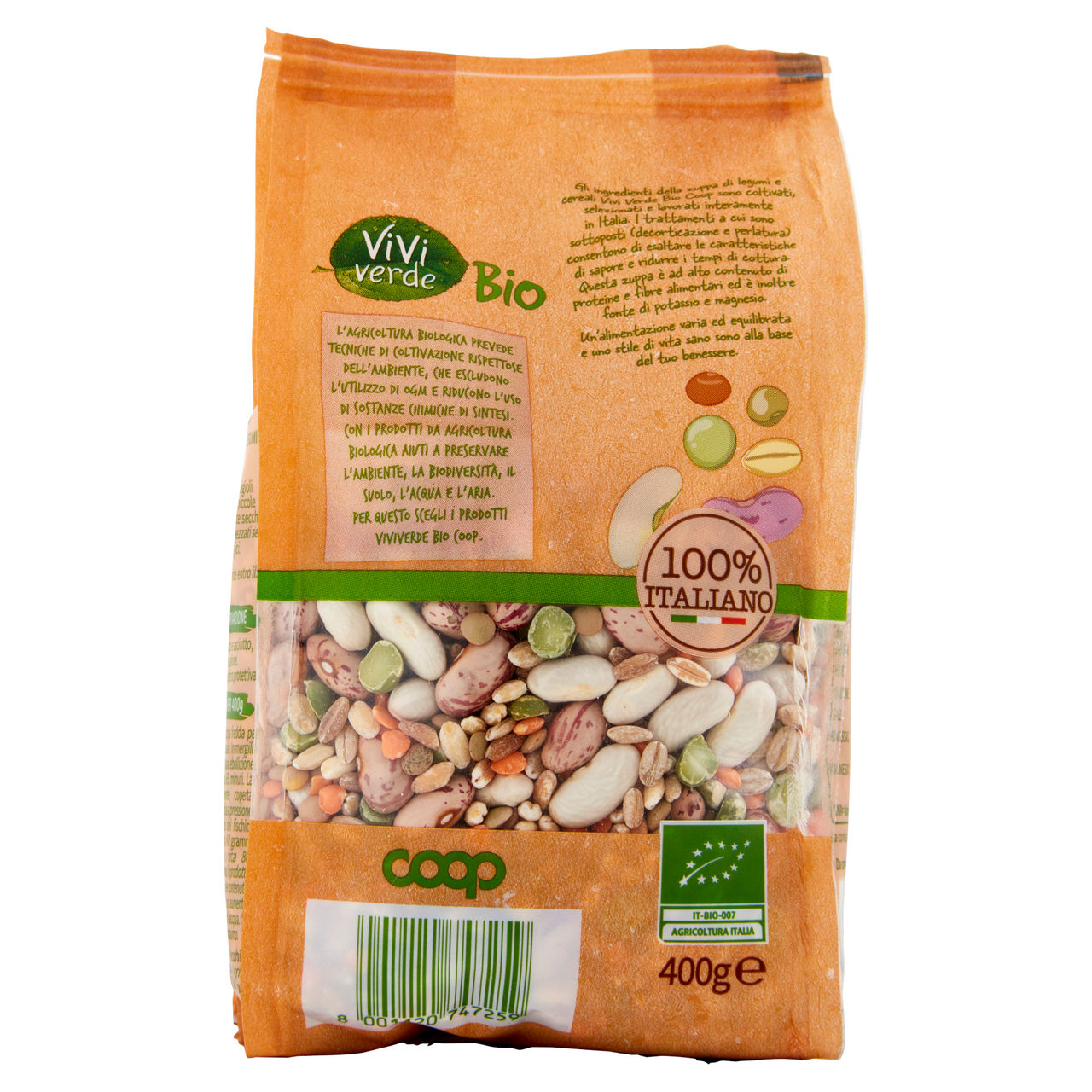 Zuppa legumi e cereali bio 400 gr - Immagine 41