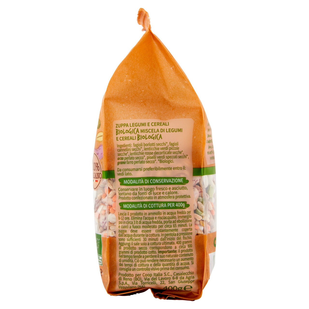 Zuppa legumi e cereali bio 400 gr - Immagine 91