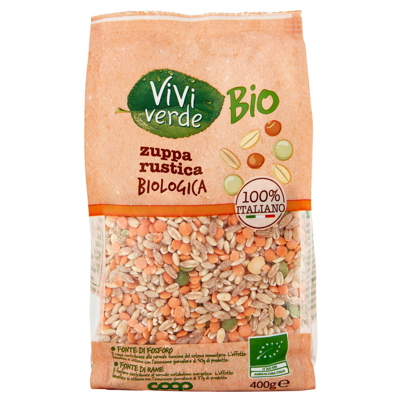 Zuppa rustica bio 400 gr - Immagine 01