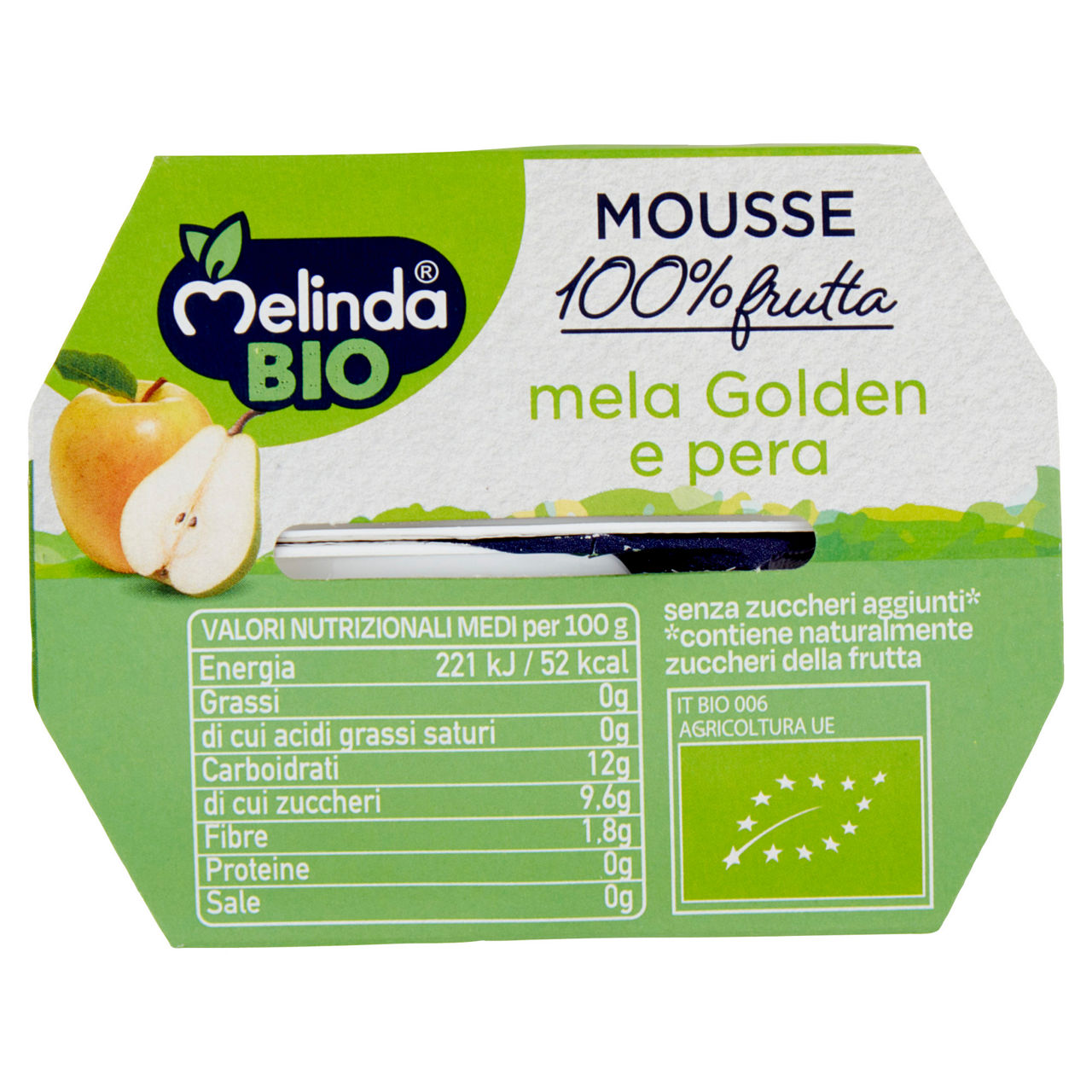 Mousse 100% mela e pera bio 2 pz da 100 gr - Immagine 51