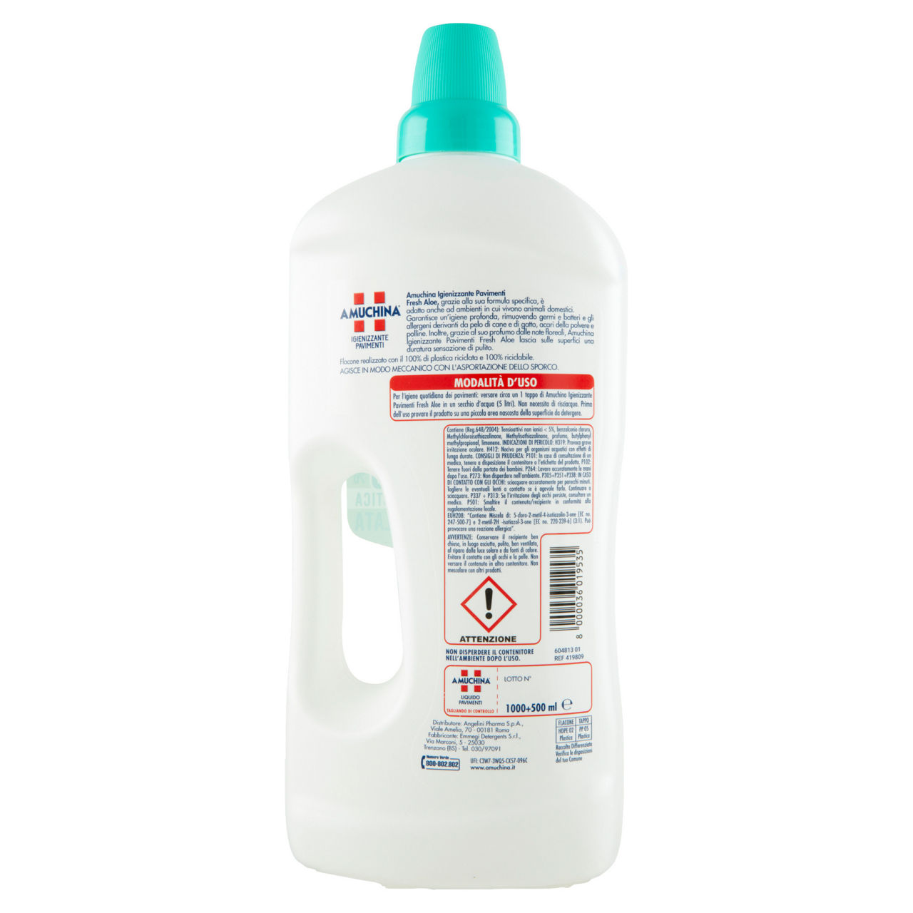 Detersivo pavimenti igienizzante aloe 1 lt + 500 ml in omaggio - Immagine 21