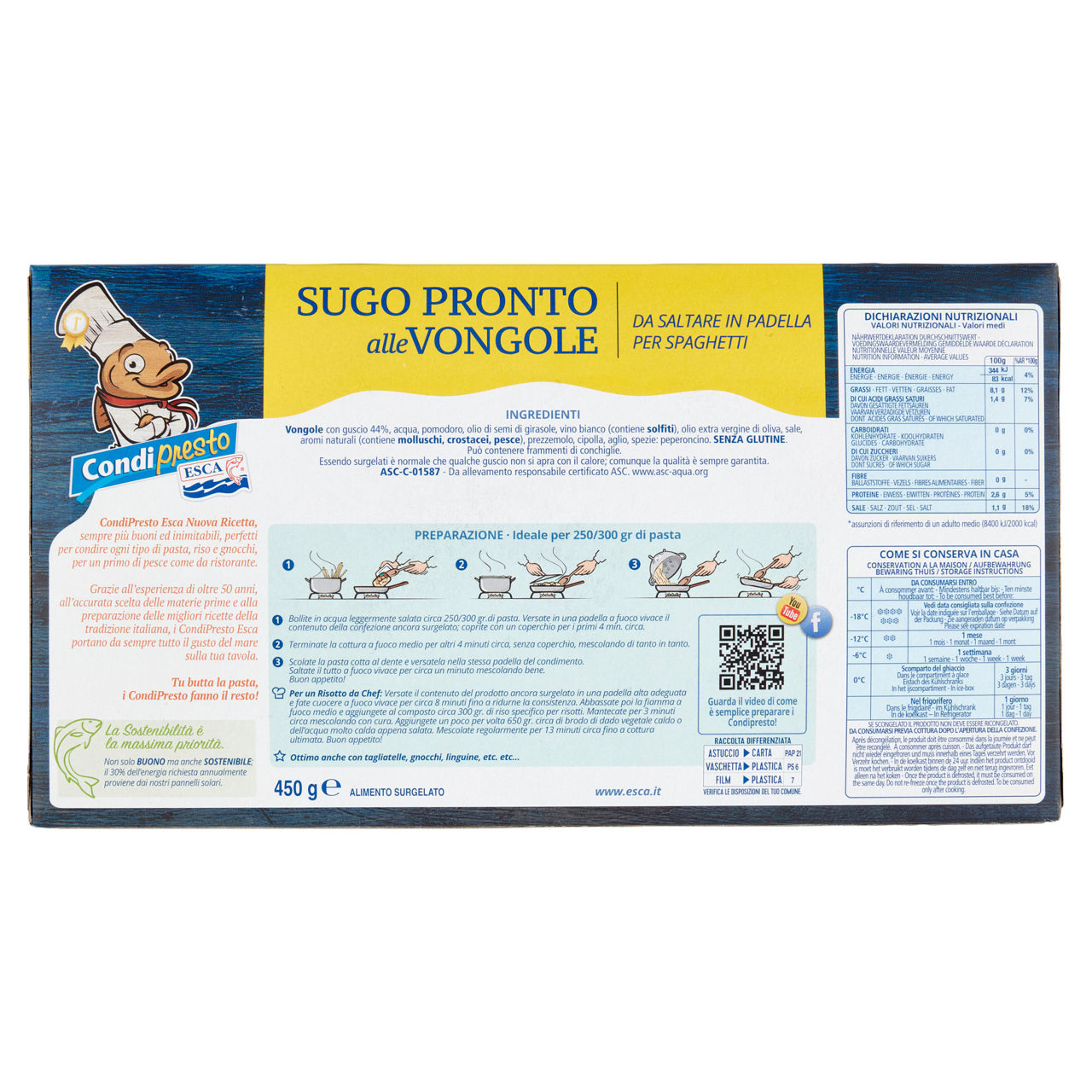 Sugo pronto alle vongole surgelato 450 gr - Immagine 31