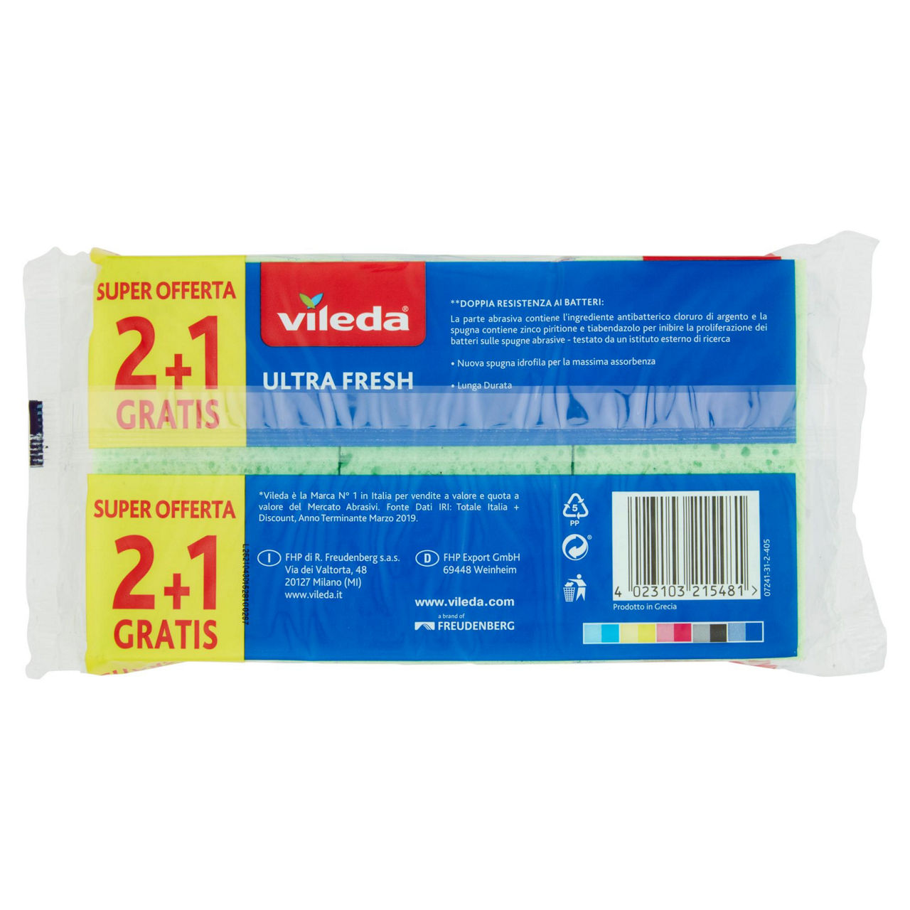 Spugne abrasive ultra fresh 3 pz - Immagine 31