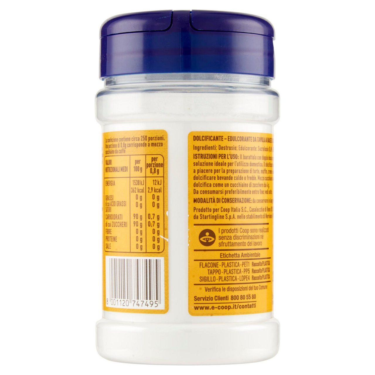 Dolcificante edulcorante in polvere 200 gr - Immagine 21