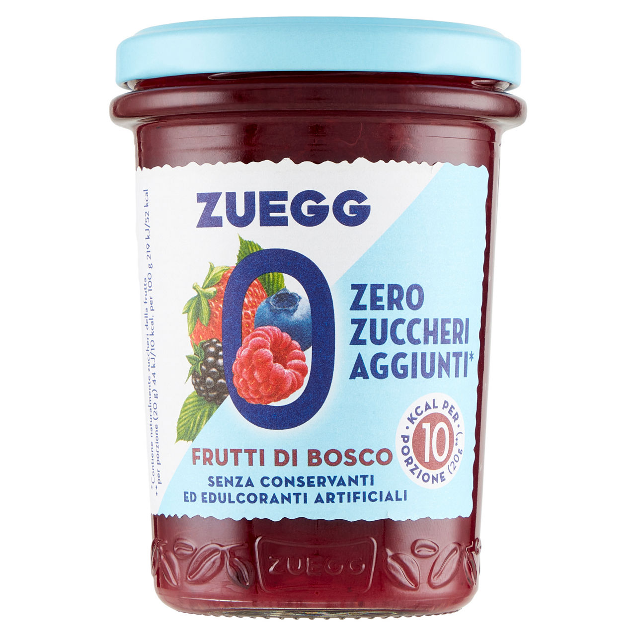 Confettura frutti di bosco zero zuccheri aggiunti 220 gr - Immagine 01
