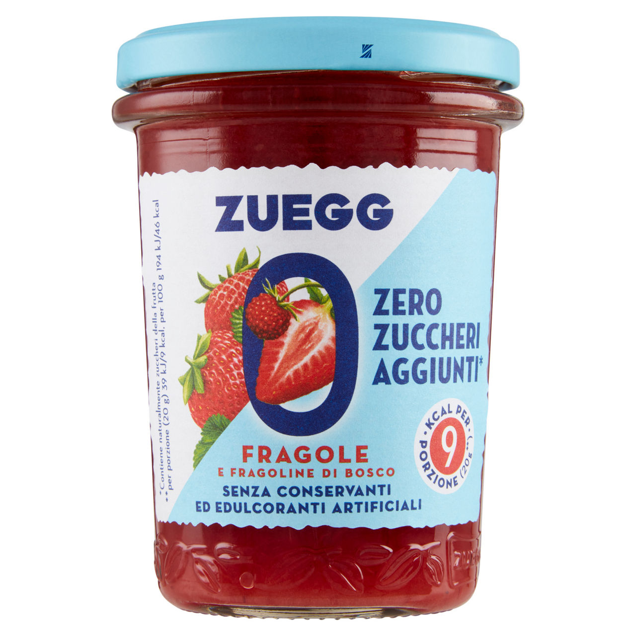 Confettura di fragola zero zuccheri aggiunti 220 gr