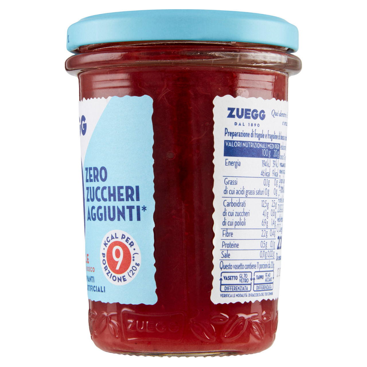 Confettura di fragola zero zuccheri aggiunti 220 gr - Immagine 41