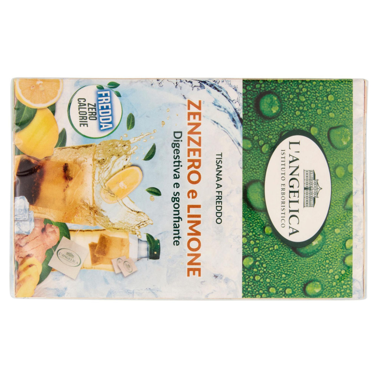 Tisana a freddo digestiva e sgonfiante limone e zenzero 18 filtri - Immagine 41