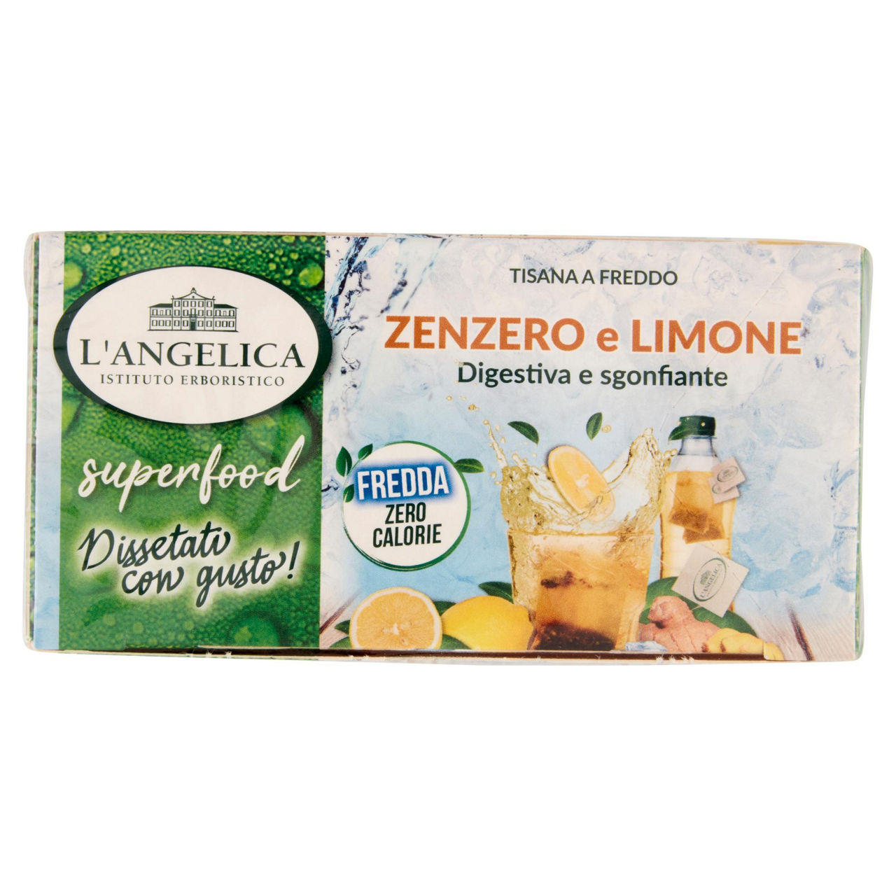 Tisana a freddo digestiva e sgonfiante limone e zenzero 18 filtri - Immagine 51