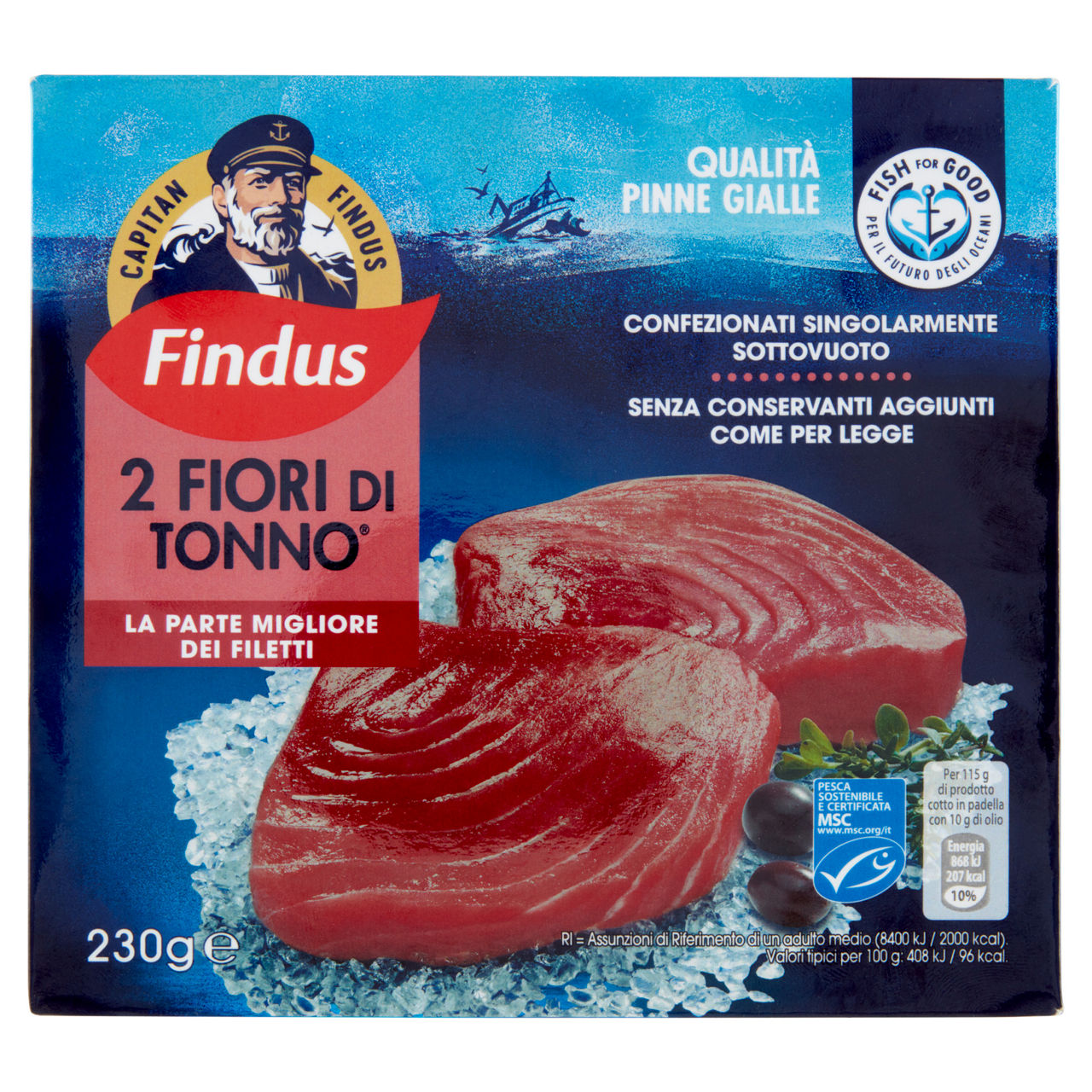 Fiori di tonno del Pacifico surgelati 230 gr - Immagine 11