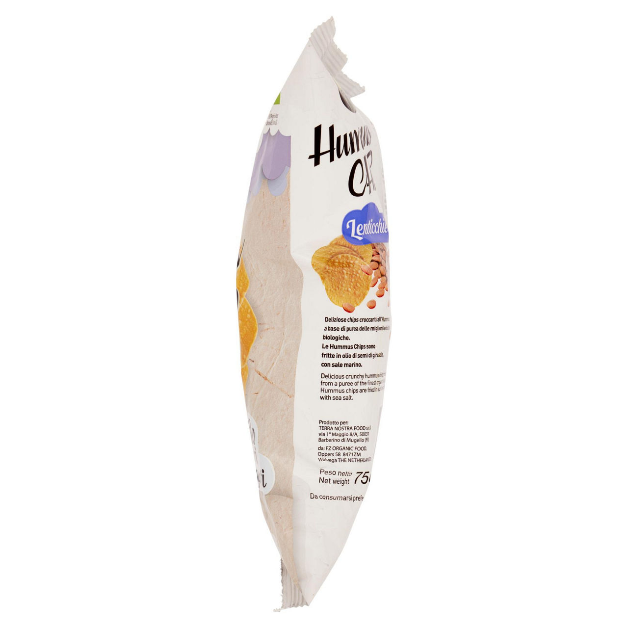 Chips di lenticchie e hummus 75 gr - Immagine 41