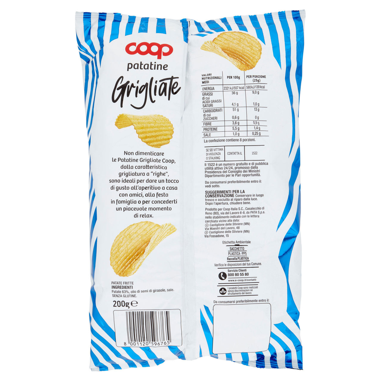 Patatine grigliate 200 gr - Immagine 51