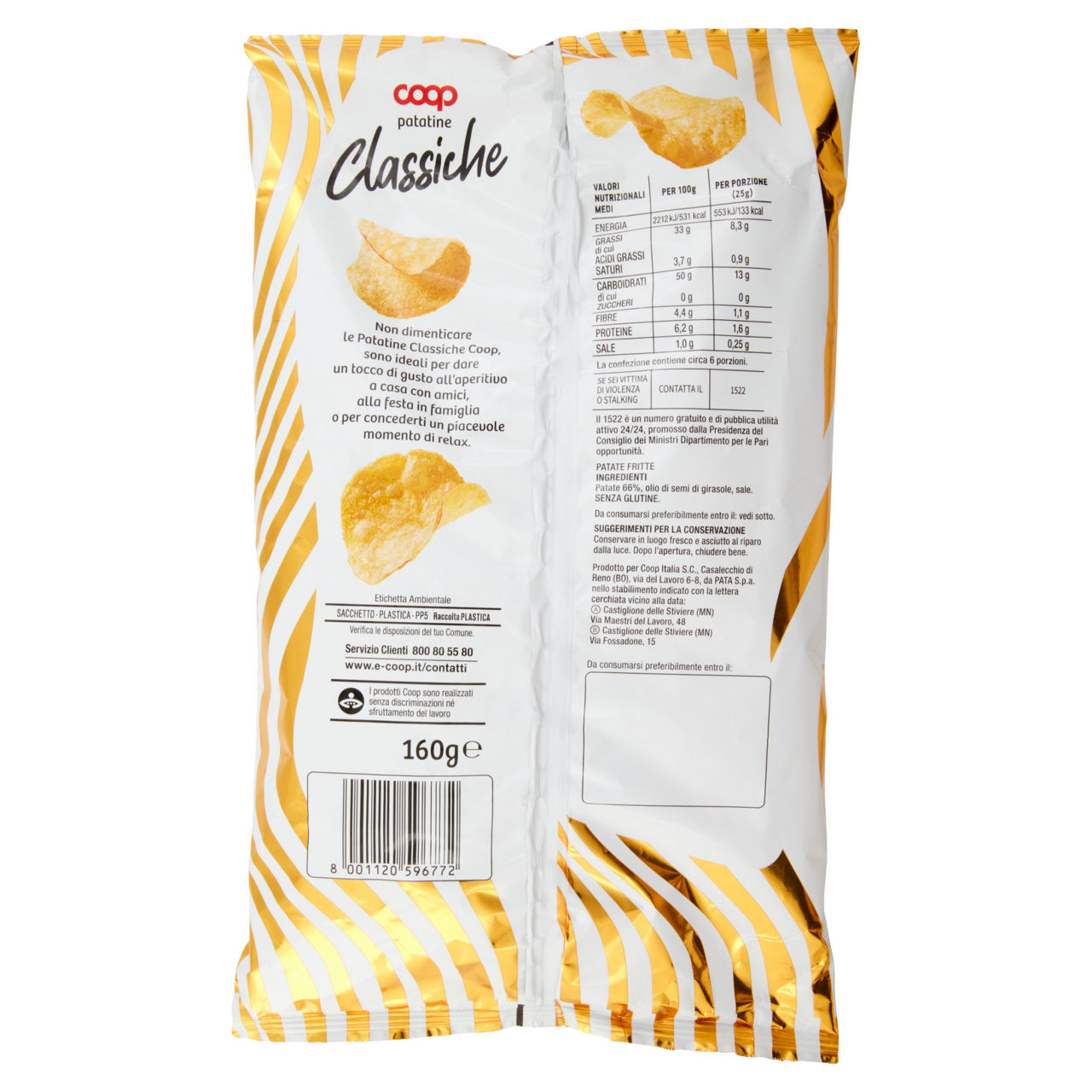 Patatine classiche 160 gr - Immagine 21