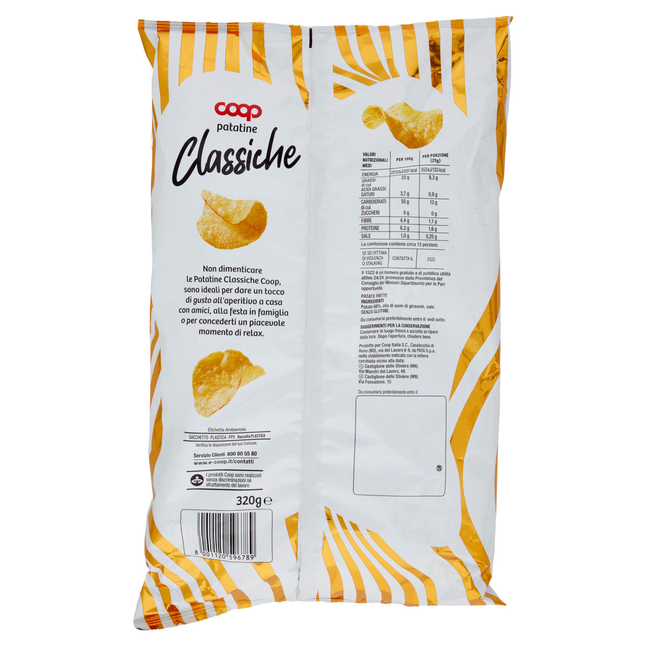 Patatine classiche 320 gr - Immagine 11
