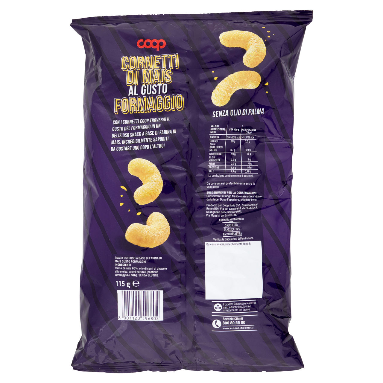 Cornetti al mais al formaggio 115 gr - Immagine 21