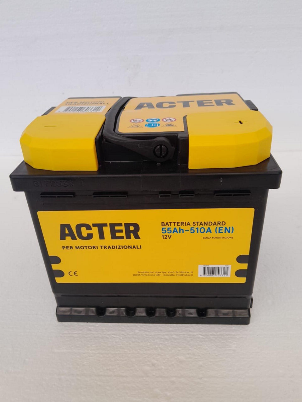 Batteria auto 55AH-510A (EN) 12V (DX)