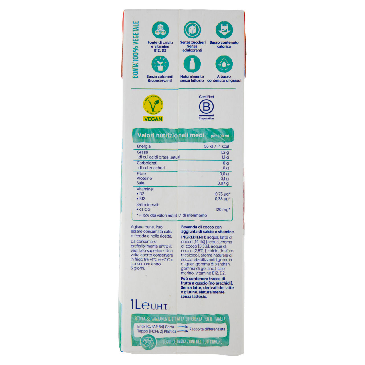 Bevanda di cocco senza zuccheri 1 lt - Immagine 41