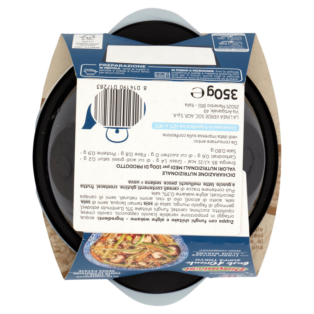 Zuppa Tokyo con funghi Shiitake e alghe Wakame 350 gr - Immagine 11