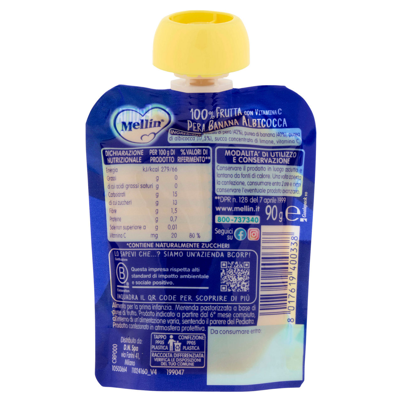 Purea di albicocca 90 gr - Immagine 51