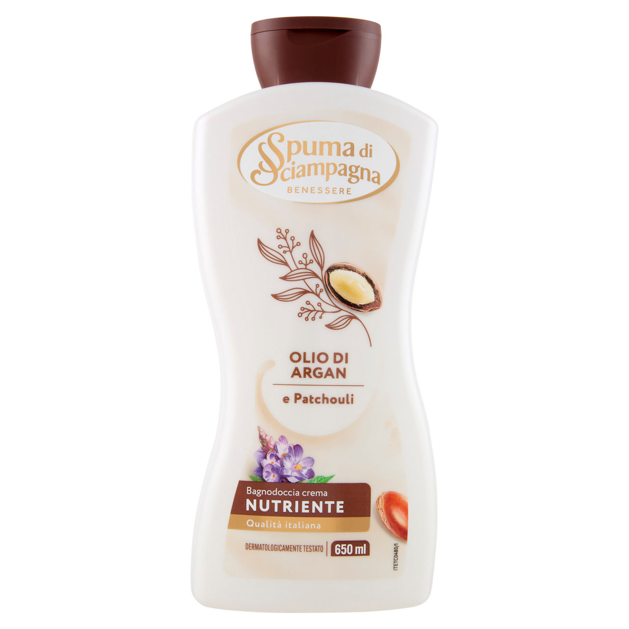 Bagnoschiuma nutriente olio di argan e patchouli 650 ml