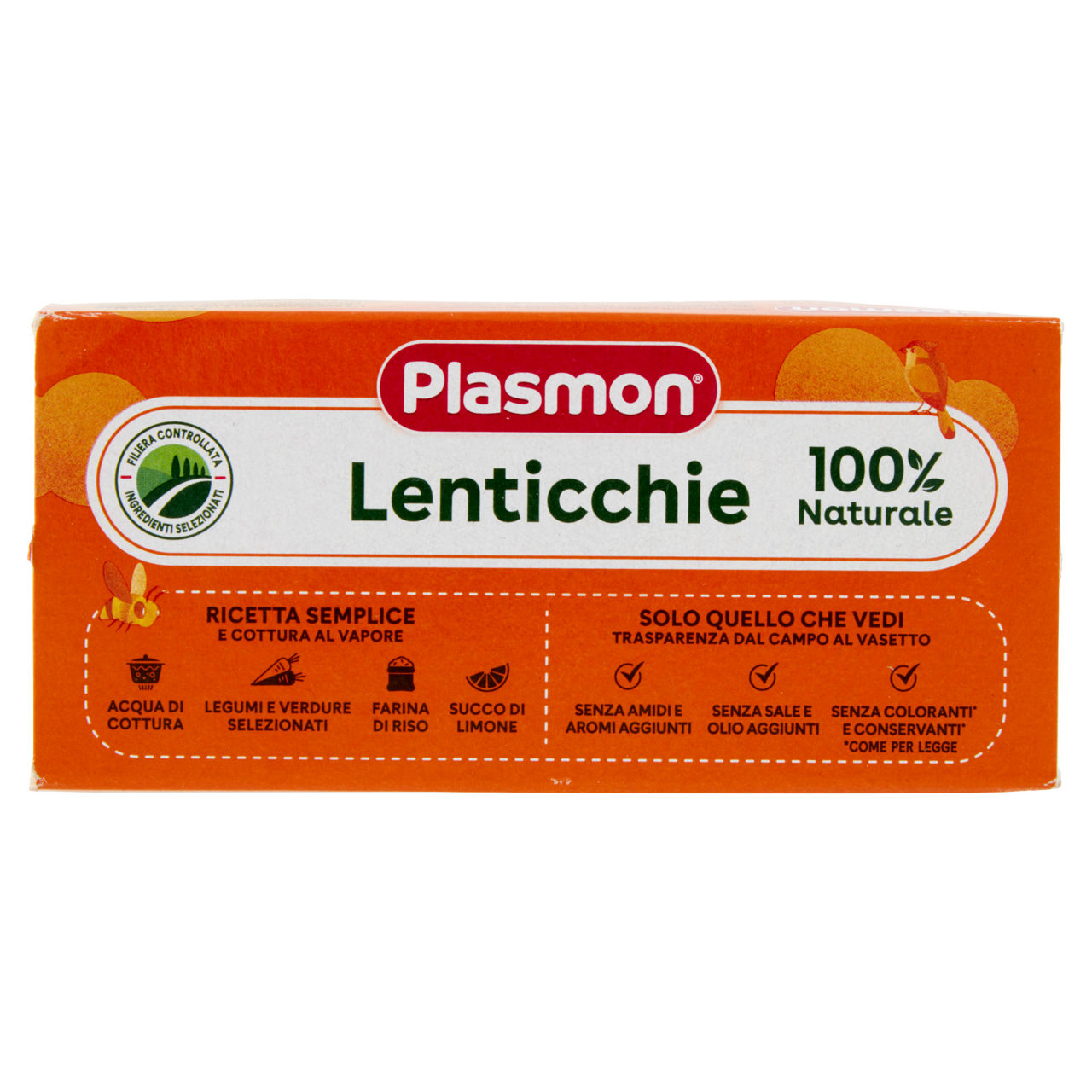 Omogeneizzato di lenticchie con carote 2 pz x 80 gr - Immagine 51